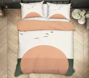 3D Red Sun Bird 1209NA Bed Pillowcases Quilt Cover Duvet Boris Draschoff Fay