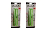 4pc Nite Ize 12In Gear Tie Rubber Twist Reusable Cable Wire Cord Organiser Lime
