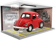 Model Collector Display Case, Garage Display Stand, Car Model Show Case, Exquisite Car Garage, Car Parking Display, Collectible Car Showcase, Illuminated Display Case, Parking Lot Model Scene