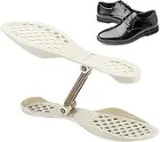 Shoe Compartment Organiser for Cupboard, Shoe Stack Holder, Double Decker Shoe Rack Holder - Folding Cupboard Shoe Organiser, Shoe Storage Holder for Living Room, Bedroom