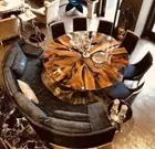 Epoxy Dining Table Round Epoxy Table Resin Table for Home Decor
