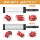 Fresh Meat Slicer Cleaver Kitchen Knife Set For Meat Slicing Shredding Manual GS