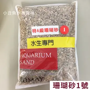 小丑魚賣場【珊瑚砂 0號、1號、3號】魚缸底砂 貝殼砂 珊瑚砂 珊瑚骨 菲律賓砂 海灘沙 海灘細砂 1.5kg 3kg