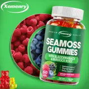 Seamoss Gummies 3000 Mg - Contains Irish Sea Moss, Bladderwrack, Burdock Root