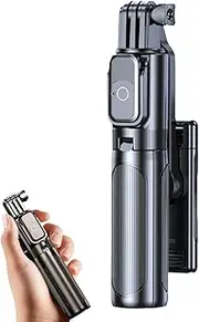 Pocket Phone Tripod - Phone Tripod Stand Travel | Wireless Remote Control Tripod | Stabilizer Handheld Phone Holder | Photography Stand for Running Group Photos Sports Live Streaming Outdoor