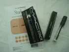 Mac Brow Set Gel Clear and MacStack Mascara Black Superstack Micro Brush Sample