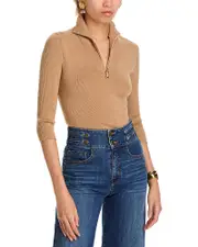 Victoria Beckham Half Zip Top