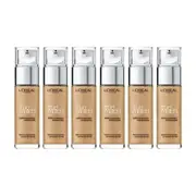 6x L'Oreal Paris True Match Super Blendable Liquid Foundation 30ml 5W Golden Sand
