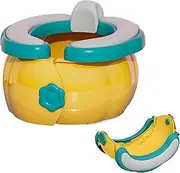 Travel Potty Seat | Lightweight Portable Cute Pumpkin Shape Potty Seat Children,Foldable Training Toilet Chair Non-Slip for Ages 2-6 Camping Baby Supplies for Family