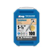 Kreg 38mm Zinc Fine Thread MaxiLoc Head Pocket-Hole Screws - 100 Pack