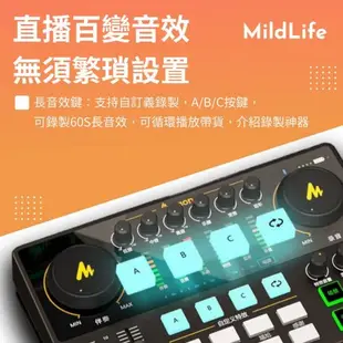 MildLife Maono 閃克 AME2 旗艦版聲卡 黑/白 直播 手機平板電腦相機 Windows Mac OS