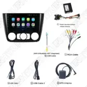 9''Android 11 Carplay 16G Car Radio GPS For BMW 1Series E88 E82 Manual AC&Canbus