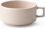 aito Seisakusho 567063 Couleur Soup Cup, Approx. 9.1 fl oz (270 ml), Microwave Safe, Dishwasher Safe, Pink, Mino Ware, Made in Japan