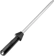 SHARPAL 119N Diamond Knife Blade Sharpener (1200 grit) Professional Kitchen Chef Sharpening Stick Rod, Honing Steel (Diamond Coated, 25cm)