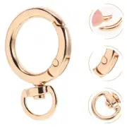 10 Pcs Snap Buckle Round Carabiner Clasp Hooks Heavy Duty Swivel