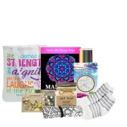 Get Well Soon Coloring & Activity Tote - Gift Basket for Women’s Recovery