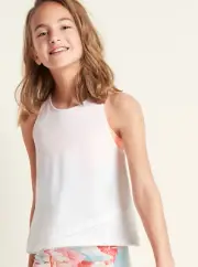 Old Navy Kid Girls Active Go-Dry 2-in-1 Sports Bra Tank Top Size XS or XL