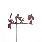 Garden 182cm Gum Tree Metal Lumberjack Windmill Outdoor Ornament Patio Decor