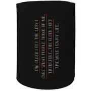 Alcohol Stubby Holder - The Older I Get The Less I Care - Funny Novelty Birthday Gift Joke Beer