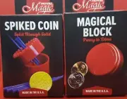 Magical Block & Spiked Coin royal magic trick bogo