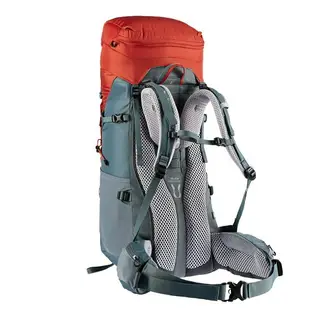 Deuter AIRCONTACT LITE拔熱式透氣背包 45+10SL 3340421 辣椒紅/蘆薈綠【野外營】