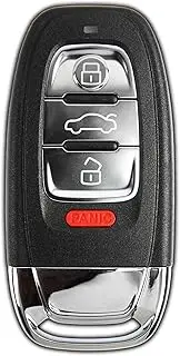 KeylessOption Keyless Entry Remote Control Car Smart Key Fob Replacement for Audi IYZFBSB802