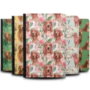 PASSPORT ITINERARY ORGANIZER|CUTE IRISH SETTER PUPPY DOG CANINE PATTERN #A2