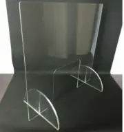Clear Acrylic Sneeze Guard safety shield stands included FREE SHIPPING AUS MADE