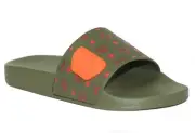 NEW MCM Women's Visetos Canvas Slide Sandals
