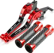MAODOXIANG Handlebar Kits Motorcycle Handlebar Grips Handle Grips Brake Clutch Levers for suzukis GSF1250 Bandit 2008 2009 2010 2011 2012 2013 2014 2015 (Color : L Style Color)