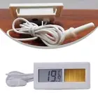 Sleek Design Mini Digital LCD Solar Thermometer for Home and Garden Use