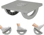 Emapoy Rocking Foot Rest For Under Desk At Work, Comfortable Foot Stool Ergonomic Footrest With Foot Massage Feet Stand For Office & Home (Grey)