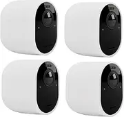 PowerTrust Silicone Skins for Arlo Ultra Camera, 4 Pack Protective Case Cover (White)