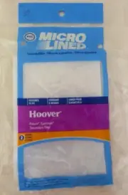 2 pack DVC brand Micro Lined Secondary Filter for Hoover Spectrum Futura Vacuum