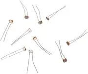 ULTECHNOVO 10pcs Gl5528 Photoresistor Light- Dependent Photoresistor Gl5528 Ldr Photo Resistors Single Fixed Resistors Light-Dependent Photoresistor Industrial Electrical Capacitors