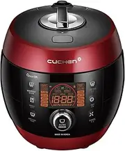 [Cuchen] Electric Multi Pressure Korean Rice Cooker Warmer Auto Steam Clean Voice Guide 10Cup Red 240V 50Hz