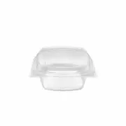 Koda Cup 16 oz. Tall RPET Clear Hinged Deli Display Food Storage Containers