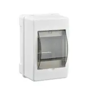 Open Protections Circuit Box with Clear Cover for Wall Circuit Breaker