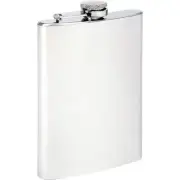 8 Oz Hip Flask Brushed Finish *Bulk Lot of 10 Pcs *Ship from USA*