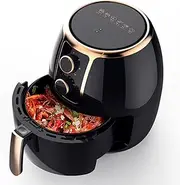 Air Fryer 5L 1400-Watt Electric Hot Air Fryers Oven Oil Free Nonstick Cooker, 30 Minute Timer Adjustable Temperature Control Nonstick Tray Little Surprise