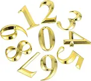 COHEALI Self-adhesive Mailbox Numbers Stickers 3d Mailbox Numbers Stickers for House Door 0-9 Plastic Decals