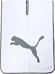 PUMA 054337 Men's Golf Microfiber Player's Towel, Bright White/High Rise, One Size, bright white/high rise, Free Size