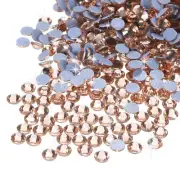1440 Pcs Hotfix Rhinestones Crystal Glass Gems(SS20 4.8mm,Champagne)