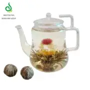 Chinese Organic Jasmine Flower Tea Jasmine Chun Hao Blooming Tea 20pcs