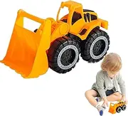 2pcs Excavator Toy - Educational Toys Construction Trucks Pull Back Car | Large Engineering Vehicle Excavator Scooter Car Model Ornaments | Interactive Games Bulldozer Excavators