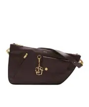 Burberry Shield Twin Shoulder Bag One size Berry