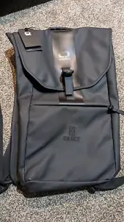 Ogio Resistance Rolltop Backpack Grey With Logo NEW WITH TAGS