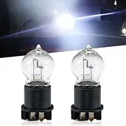 JawGrew 2 PCS PW24W Car Fog Light Bulbs, 12V 24W 3500K Ultra-Bright Daytime Running Light Bulb, Plug and Play Multi-functional Turn Signal Light, Universal Cars Lighting Bulb Replacement (White)