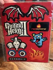 GUITAR HERO II Red Octane PlayStation 2 PS2 Console Unused Sticker Decals 2005