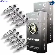 Wormhole Tattoo Cartridge Needles 40pcs Assorted Tattoo Needle Cartridges